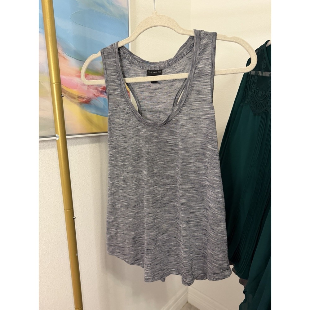 Tahari Women's gray Tank Size Medium